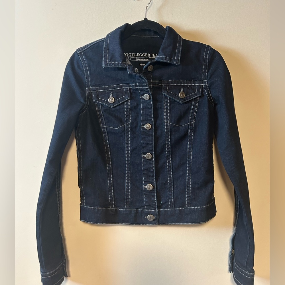 Women's Classic Navy Denim Jacket